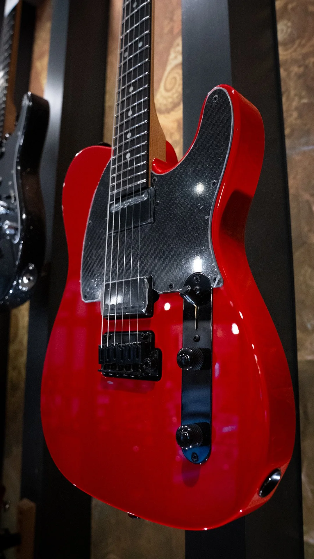 Suhr Andy Wood 10th Anniversary Modern T Rosso Corsa front view