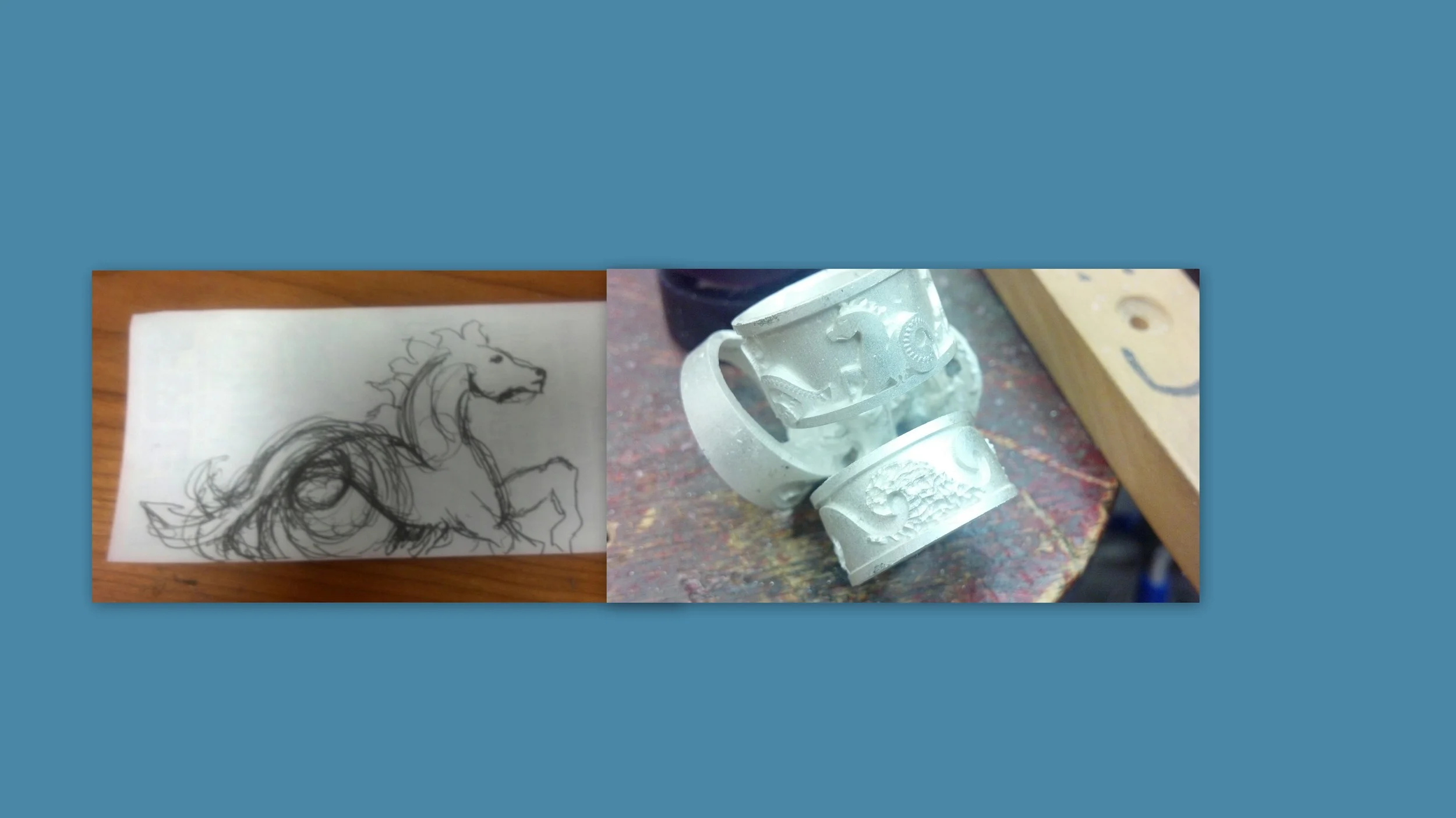 The Hippocampus is what this mythical creature is called. I loved the power in images like this......