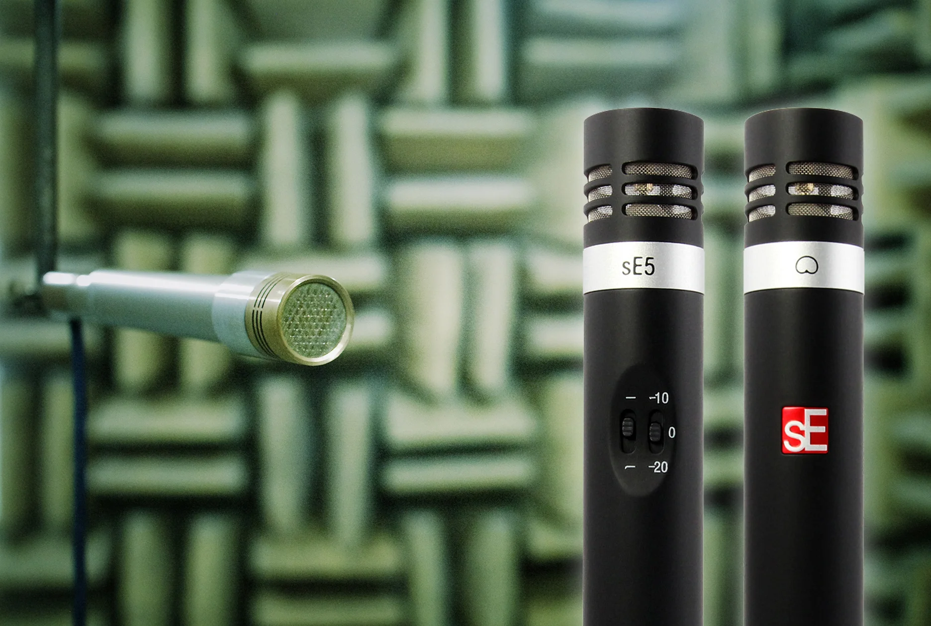 The sE5, from our&nbsp;anechoic chamber (where we test our capsules) to reality.