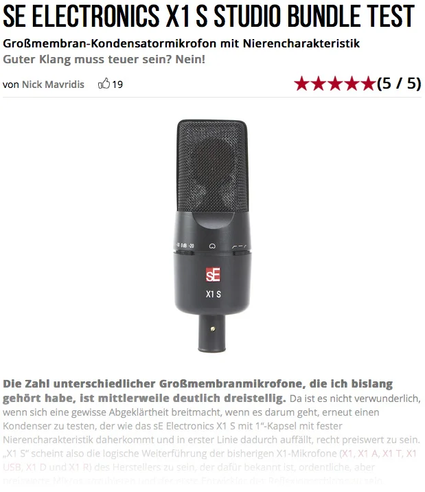 "Good sound must be expensive? No!"