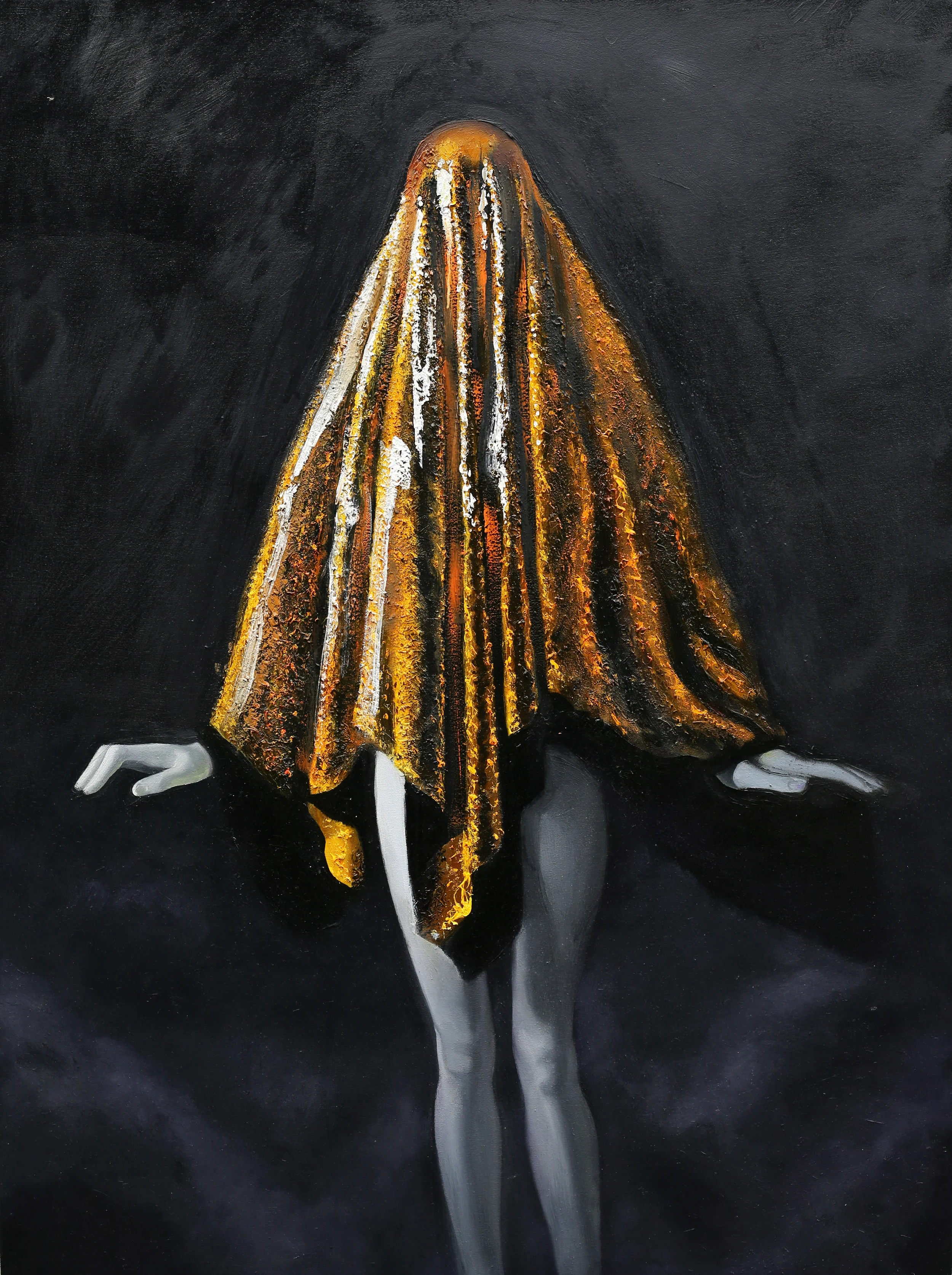Untitled oil on canvas 40 x 30 inches