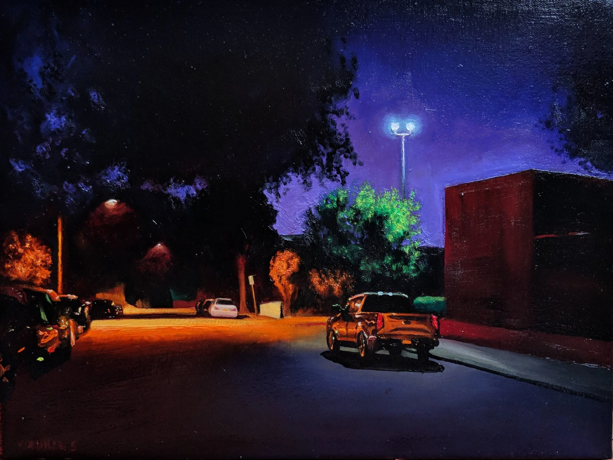 Avenue 57 oil on canvas 16 x 12 inches 