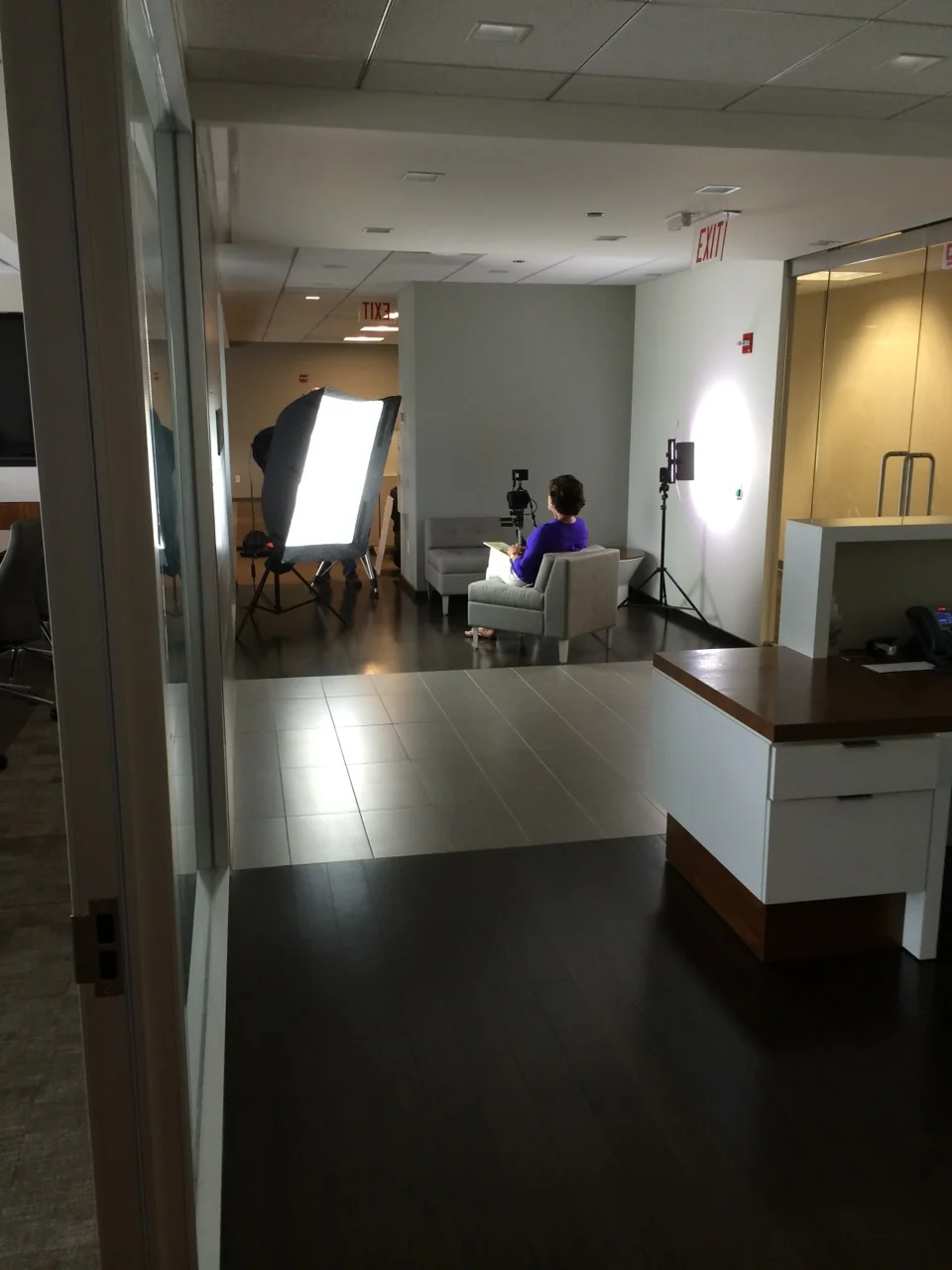 Author video in the making!