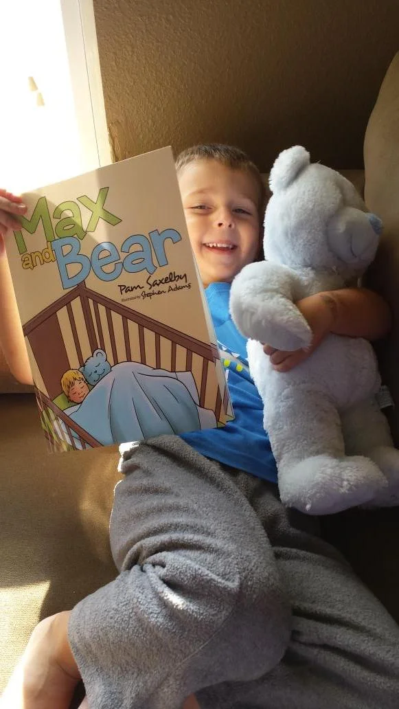 Another Max and his Bear!