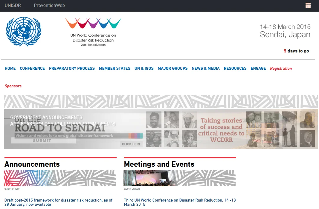 On the Road to Sendai