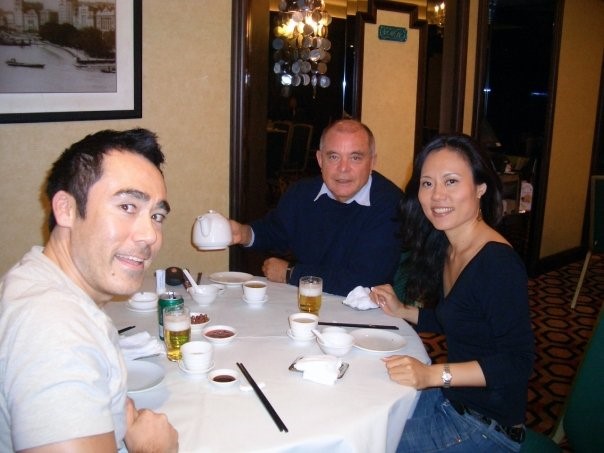 Yours truly, Pyotr, and my colleague Yuko Hughes in Beijing in 2008.