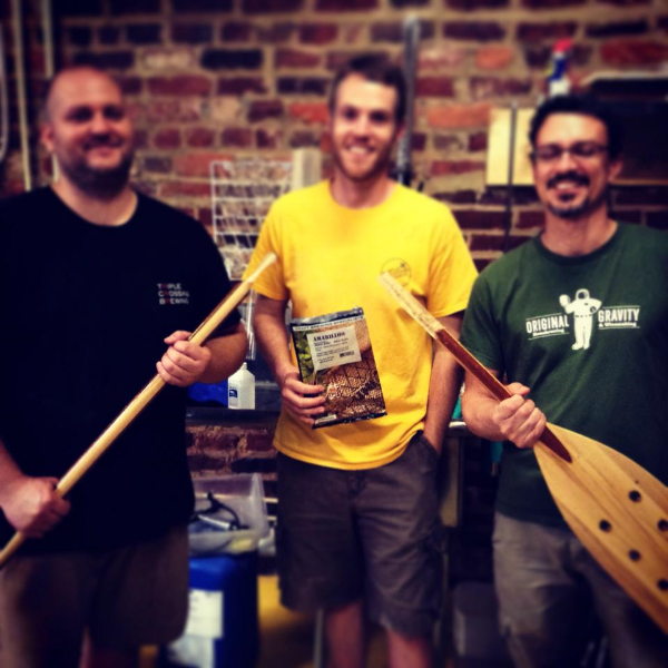 The collaboration for this IPA was so intense that we broke the paddle.