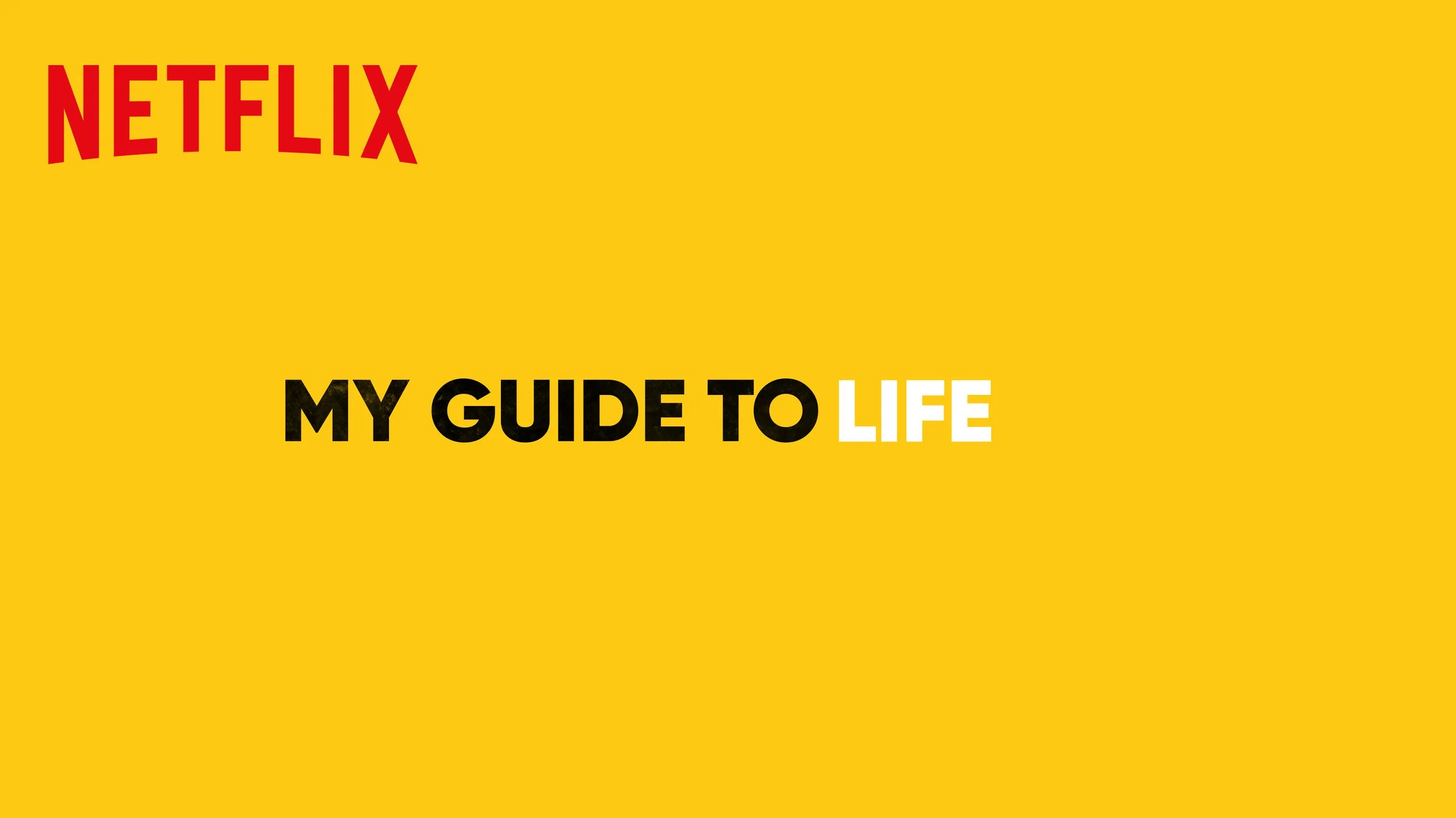 Black Canvas™ My Guide To Life Motion Design