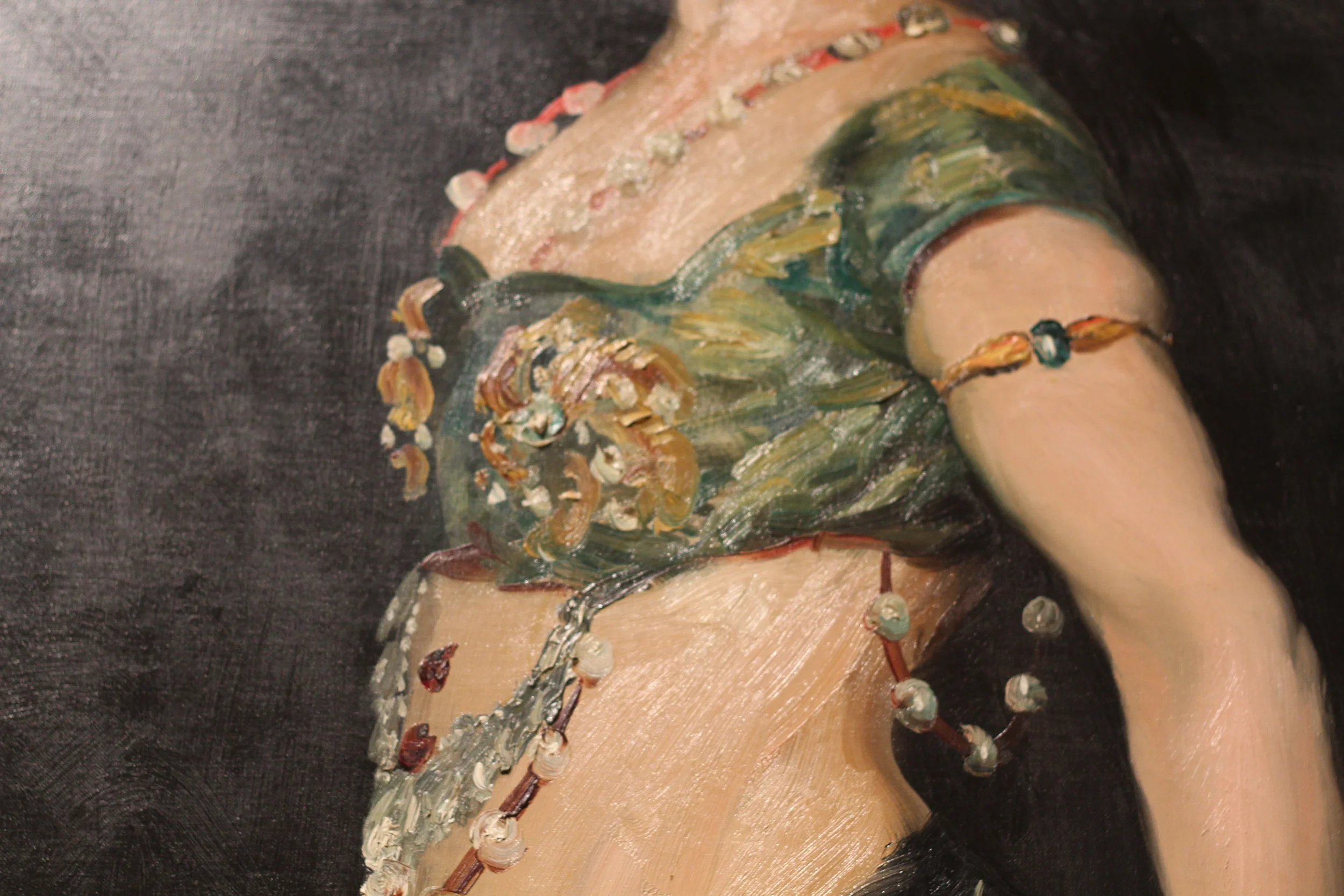 Detail from Ash Can Painter Robert Henri's 'Salome,' 1909.