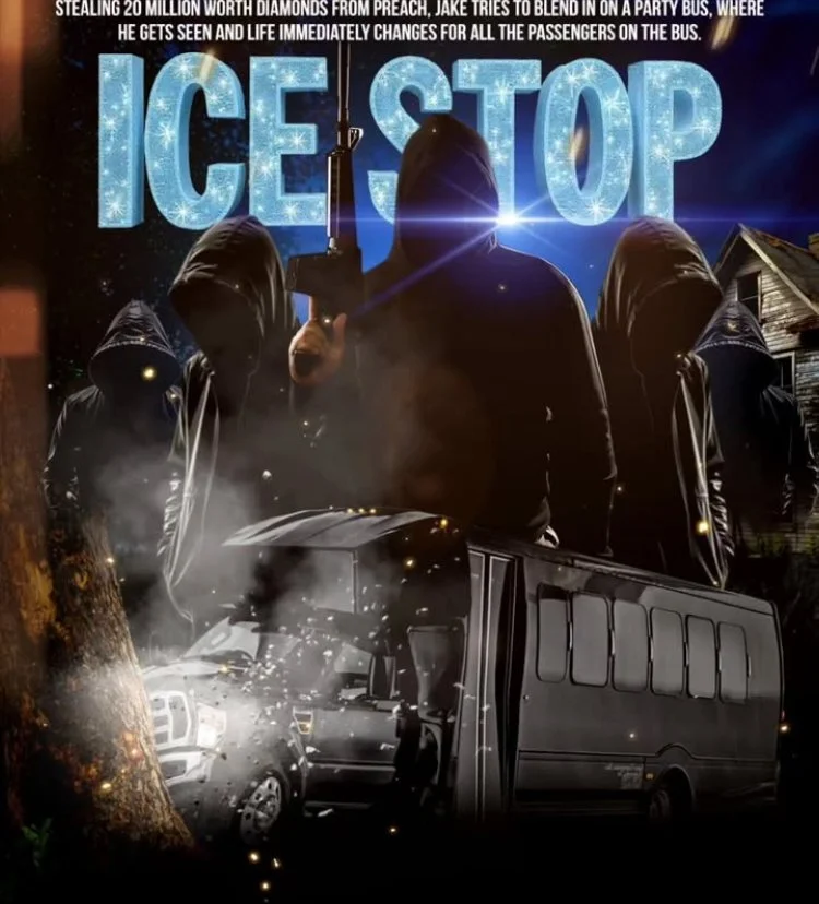  Poster for the upcoming film “Ice Stop” 