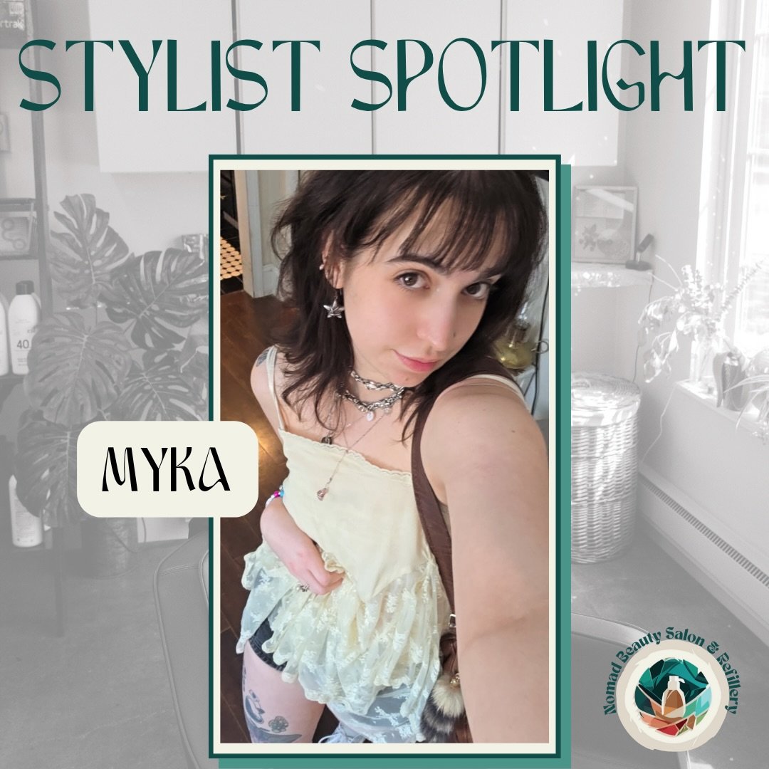 MYKA OFFICIALLY STARTS NEXT WEEK 🎉🎉🌸🌸

Meet Myka 🌸 follow her on insta @bug_in_your_hair 

Myka has been doing hair professionally for 2 years,
She is relocating from traverse city, and we are so lucky to have her! 

Myka specializes in alternat