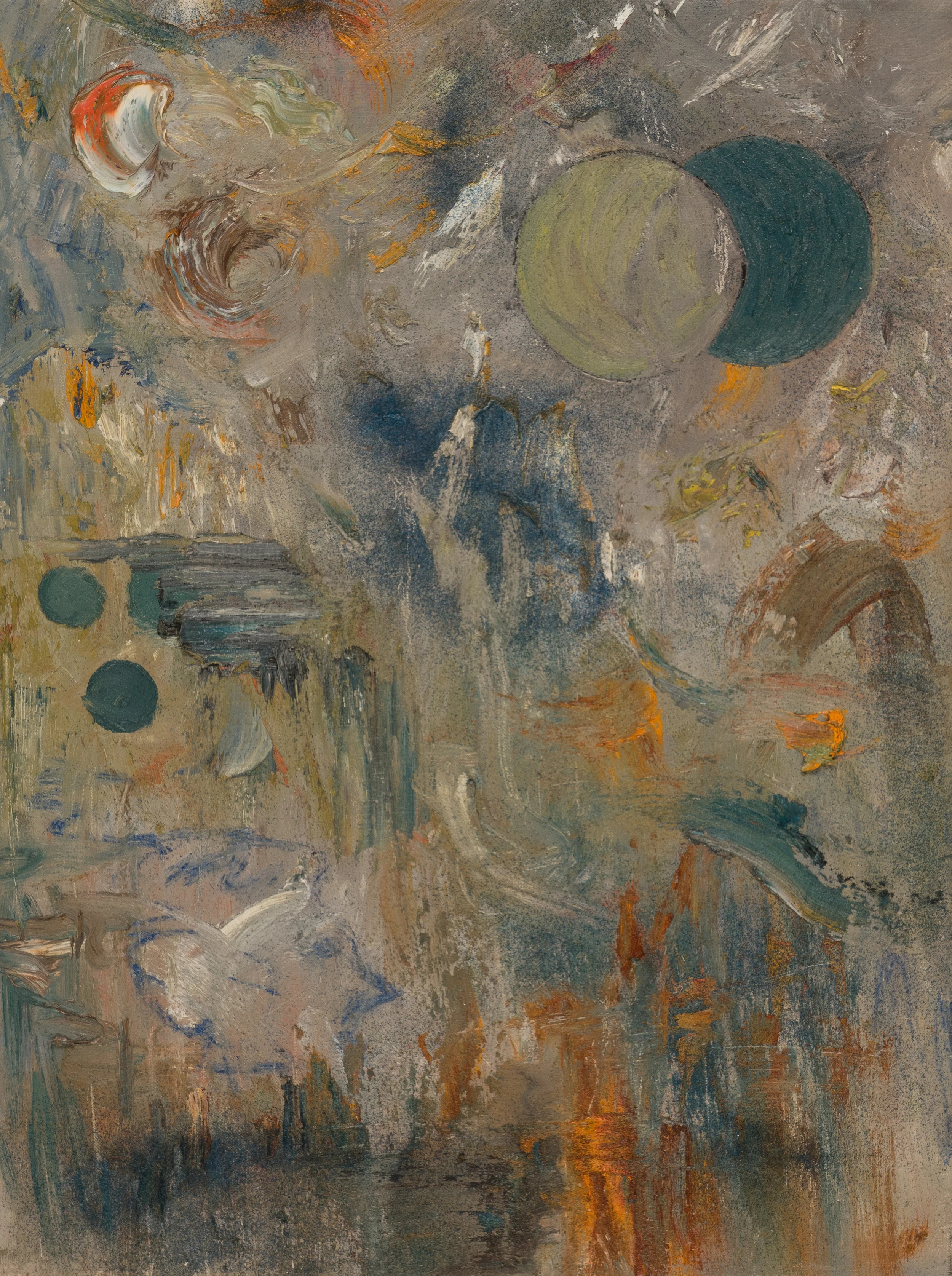   Untitled Abstract,&nbsp;2012 Oil/Sand 18" x 24"  