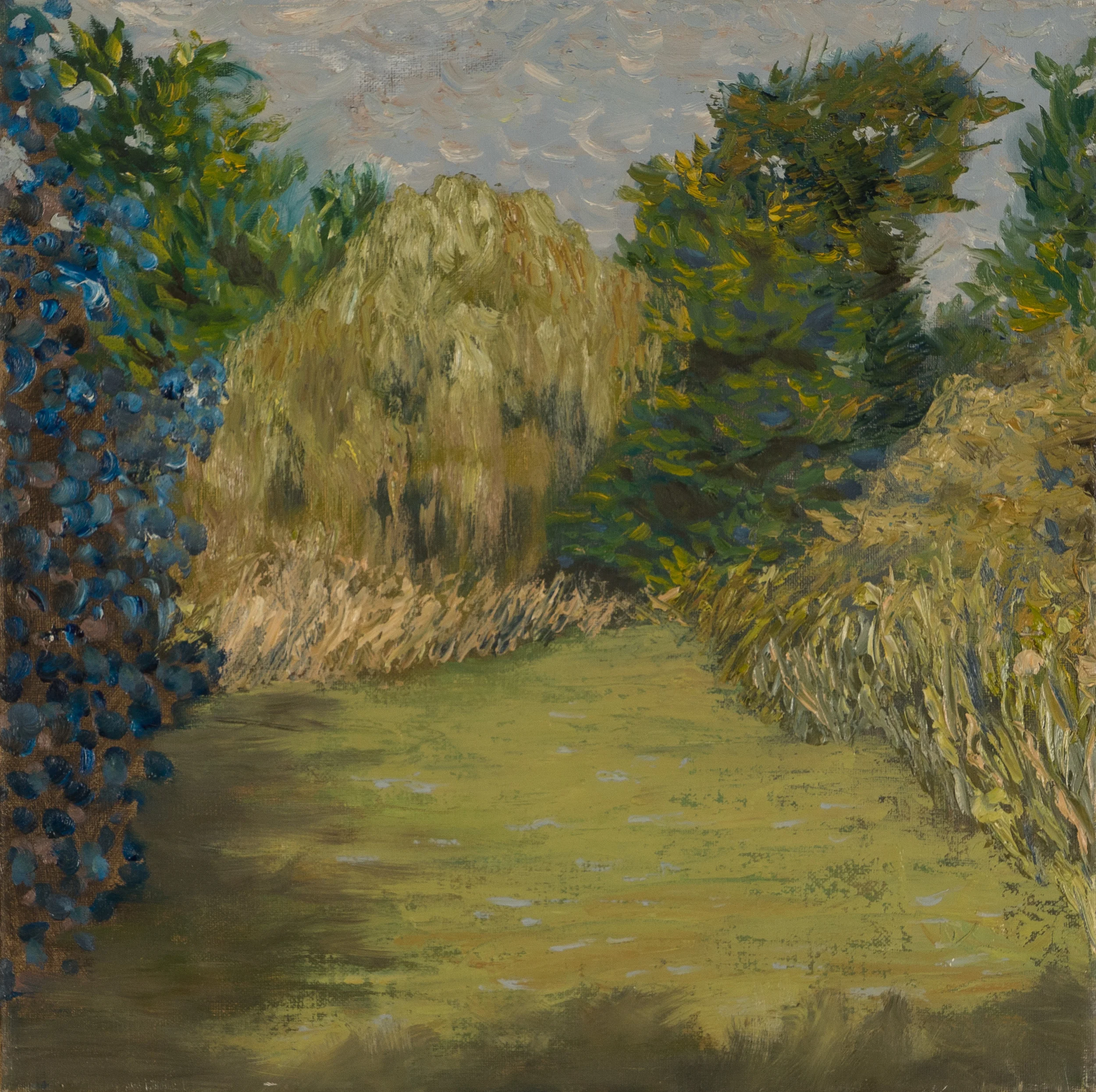   Summer Afternoon, Bank Rock Bay, 2012 oil on canvas 12" x 12"  