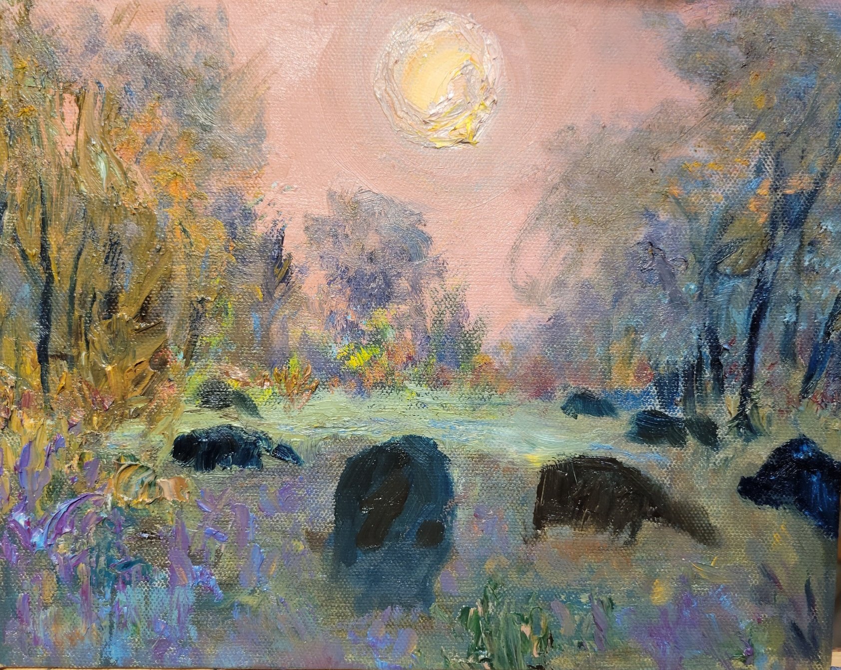 After Hours, 2021, oil on canvas, 8" x 10" (SOLD)