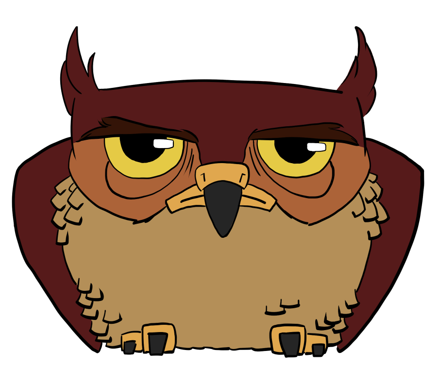 I have no idea what kind of owl this guy is. A square one. Sure.
