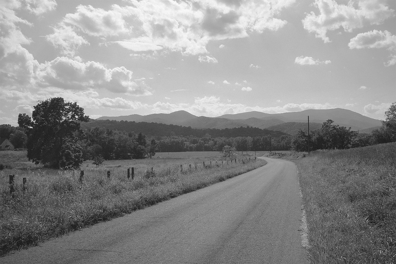 Looking west from Fletchers Mill. Rappahannock County, Virginia. 2014. 