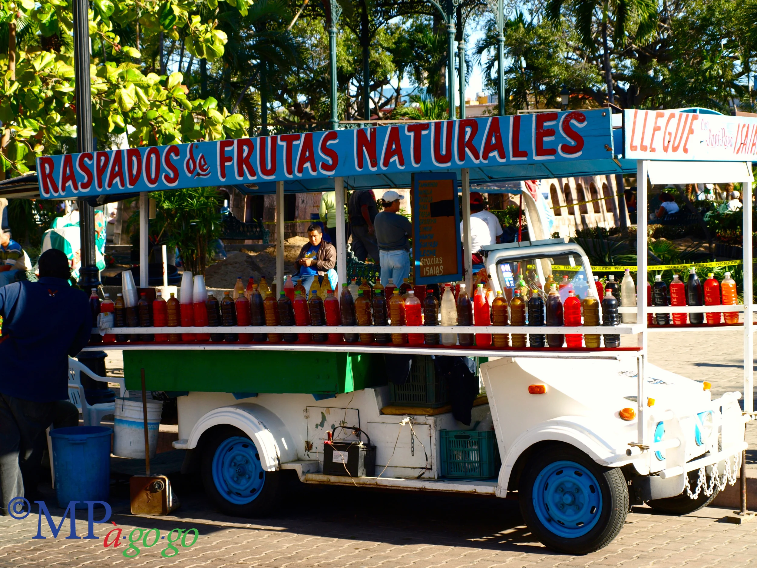  Be adventurous and sample the local refreshments from one of the many street vendors surrounding the plaza outside the  Cathedral Basílica de la Inmaculada Concepción.  