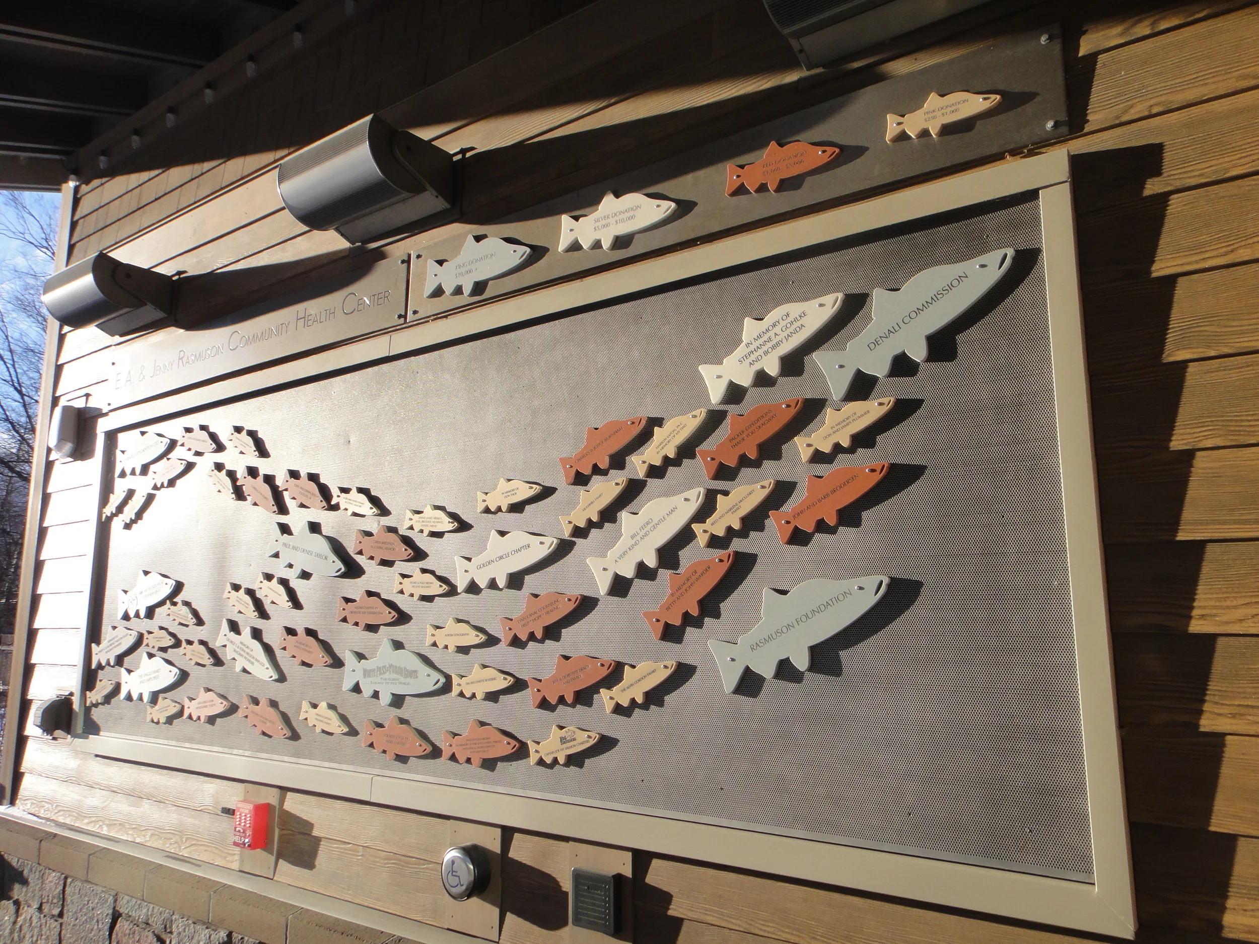 Our Donor Recognition Wall