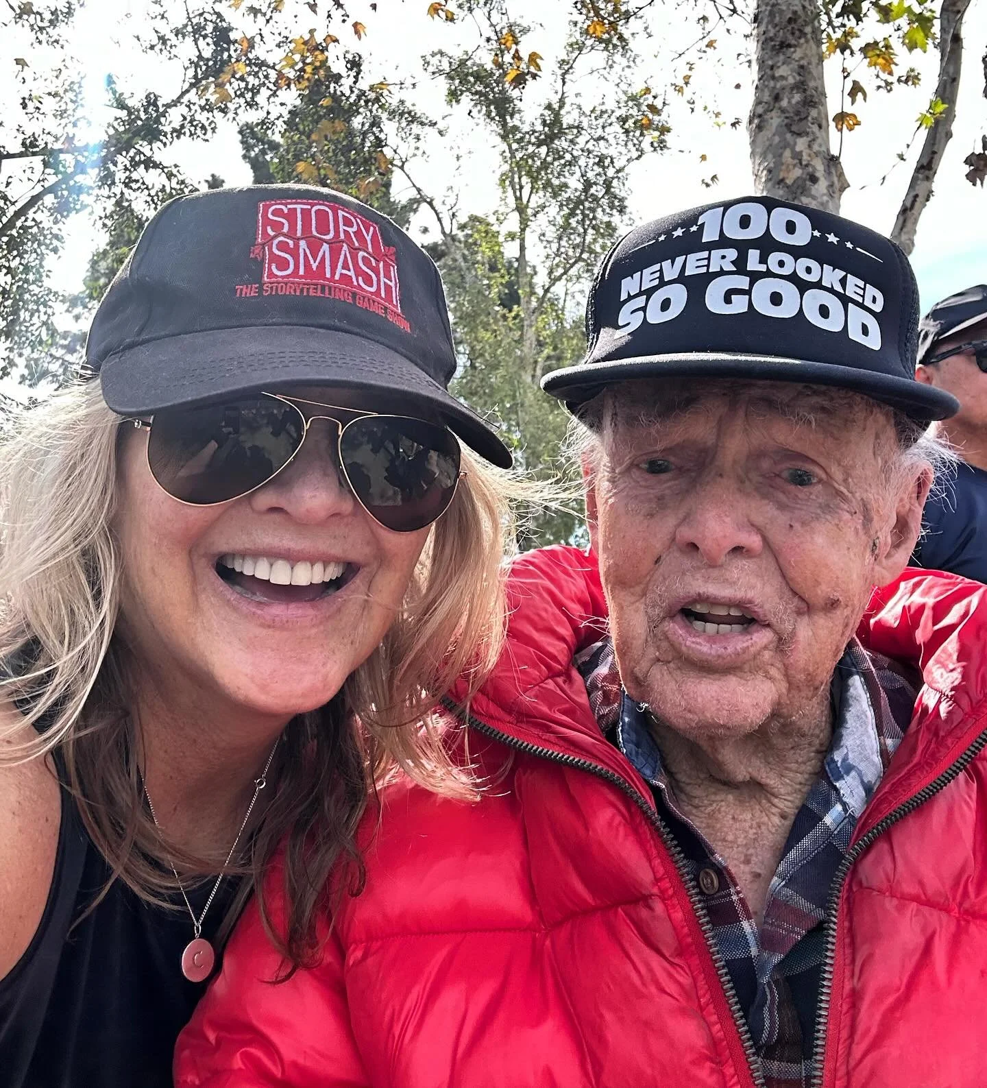 This is my new friend Bob. 100 years old! Keep on keeping&rsquo; on..