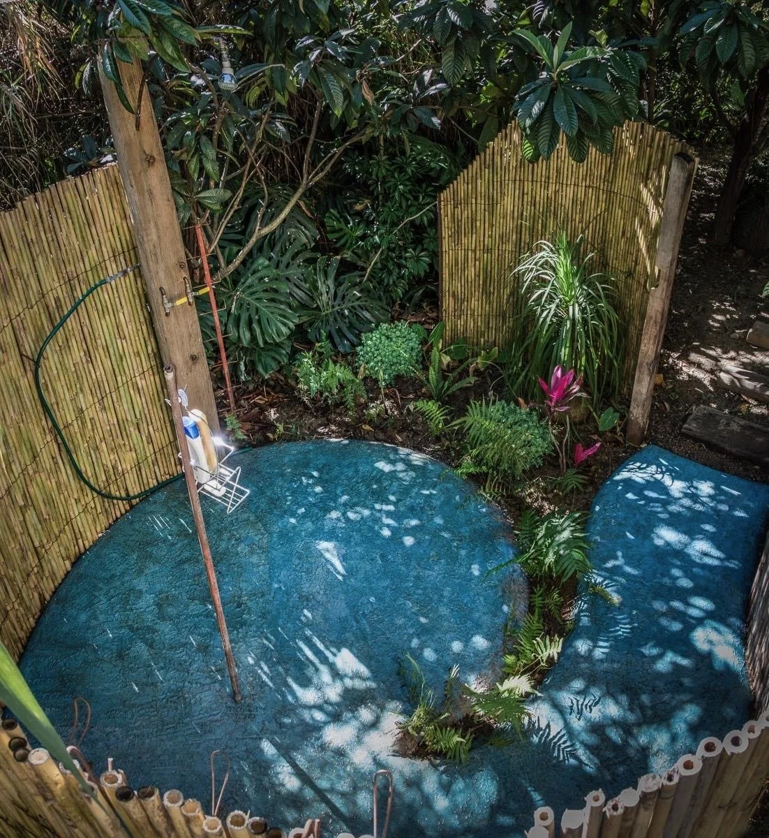 Under the Garden Shower