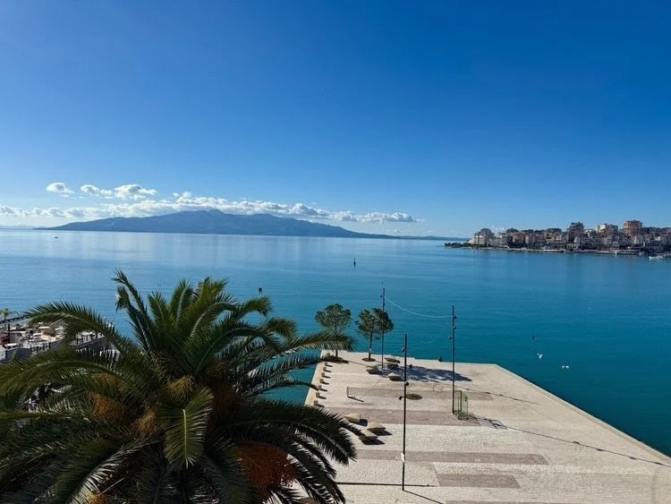 The sea is calm. The news isn&rsquo;t. 

I wrote about that split-screen feeling&mdash;beauty in front of you, devastation elsewhere&mdash;and the small ways I&rsquo;m trying to stay reachable: to grief, to complexity, to other people, without harden