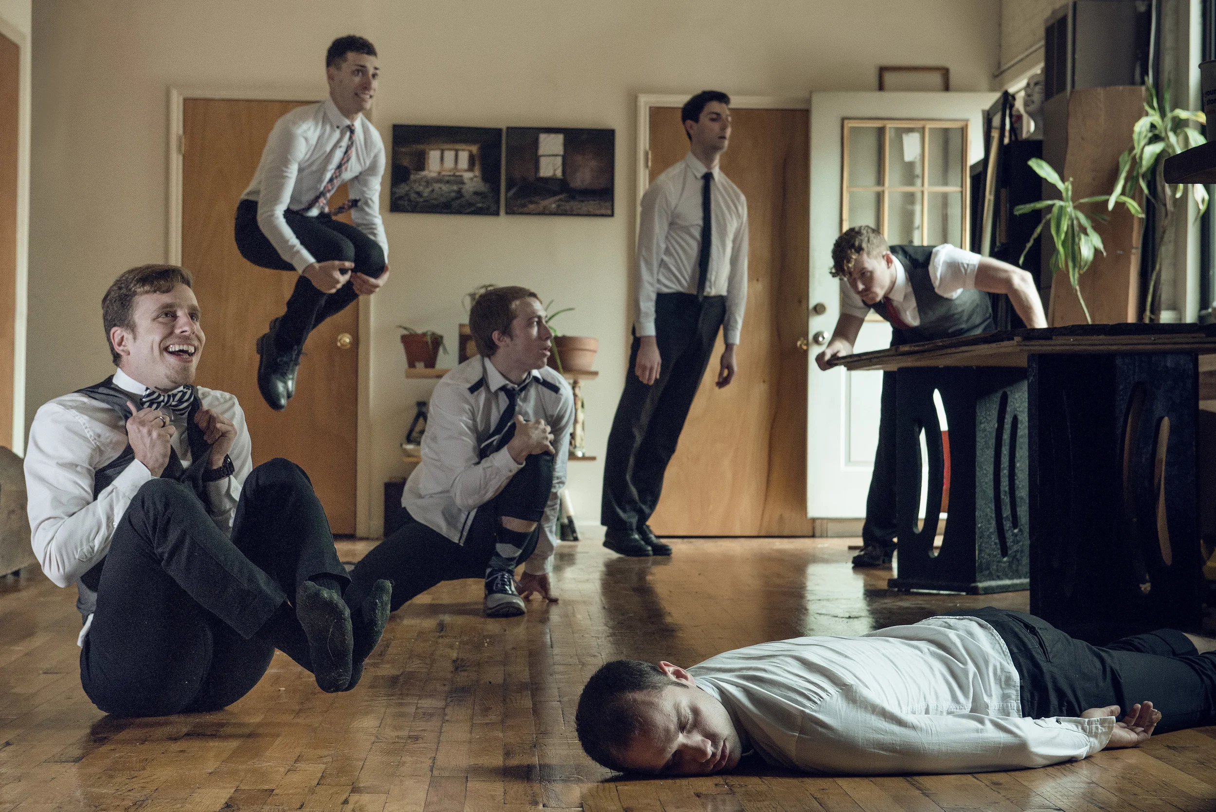 Photo by Nir Arieli, Artists (from left to right) Anthony Bocconi, Eric Berey, Joshua Stansbury, Chris DeVita, Brendan Duggan, Zach McNally 