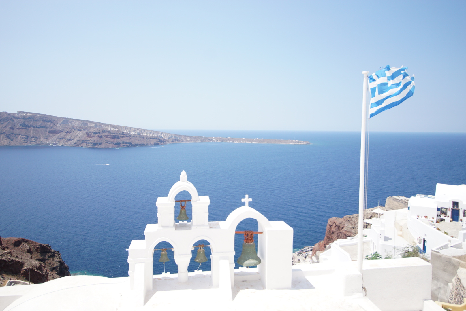 Overlooking Oia, Santorini