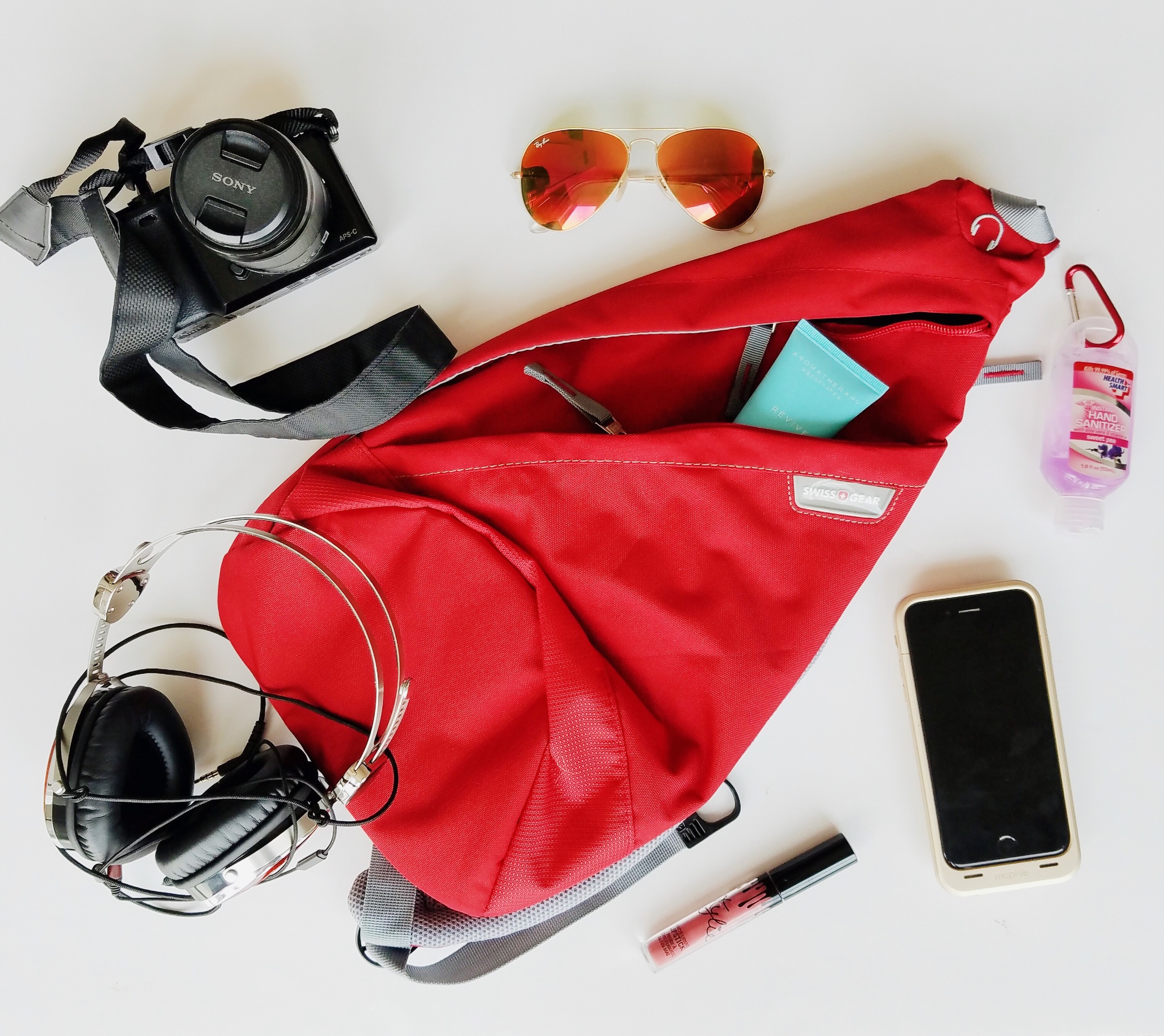This Triangle Sling Bag is perfect for all travel. It keeps your valuable essentials close to your body but also easily accessible. 