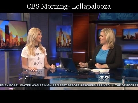Kelly Rizzo // CBS: Talking Lollapalooza