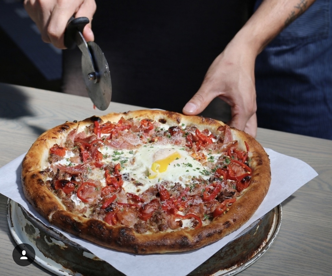 Pizza at Bar Siena courtesy of Bar Siena's Instagram
