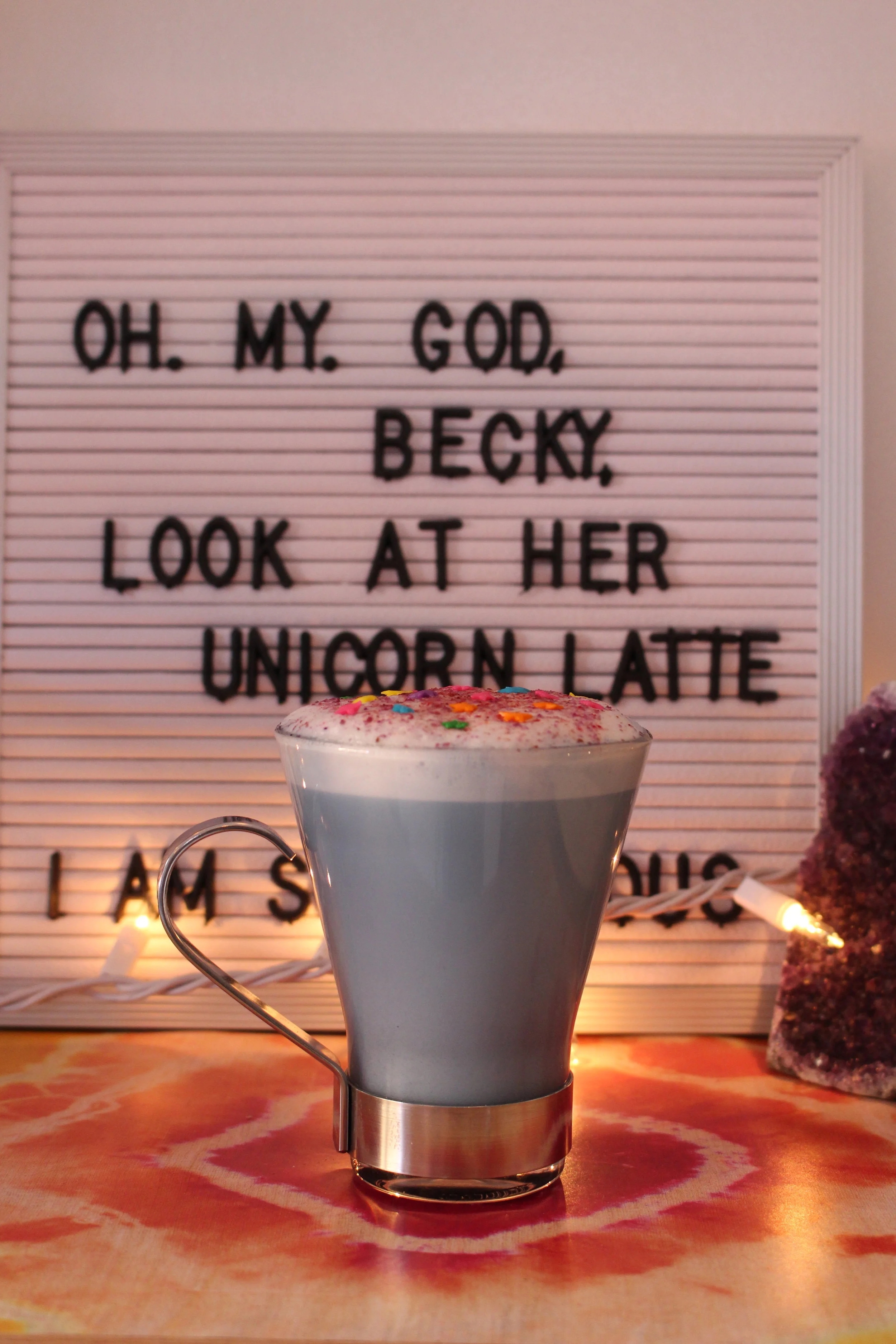 DIY Unicorn Latte