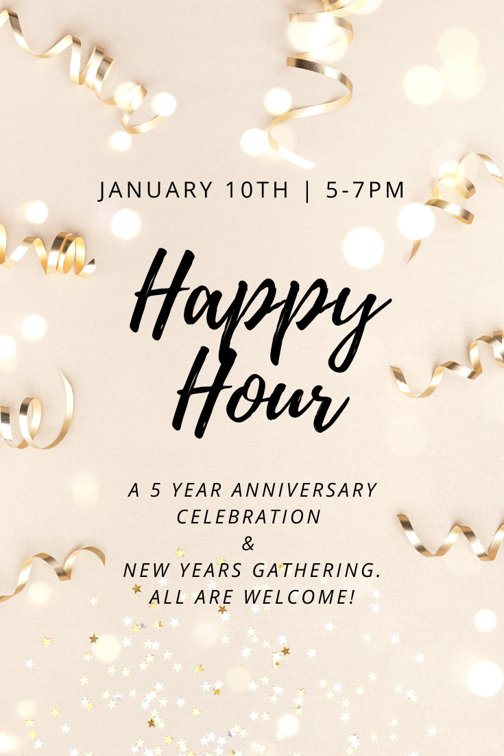 5th Anniversary &amp; 2020 Happy Hour