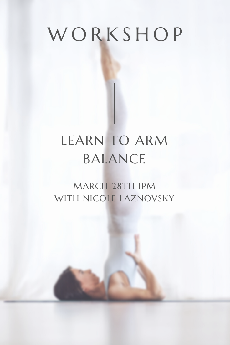 Learn to Arm Balance