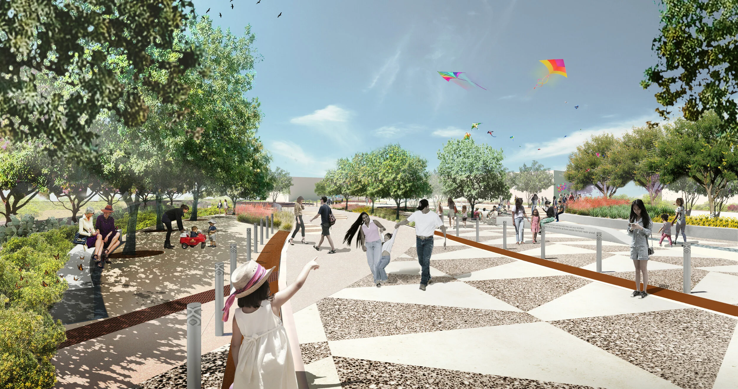  Ysleta Del Sur Pueblo Masterplan Concept (In collaboration with Colwell Shelor) 