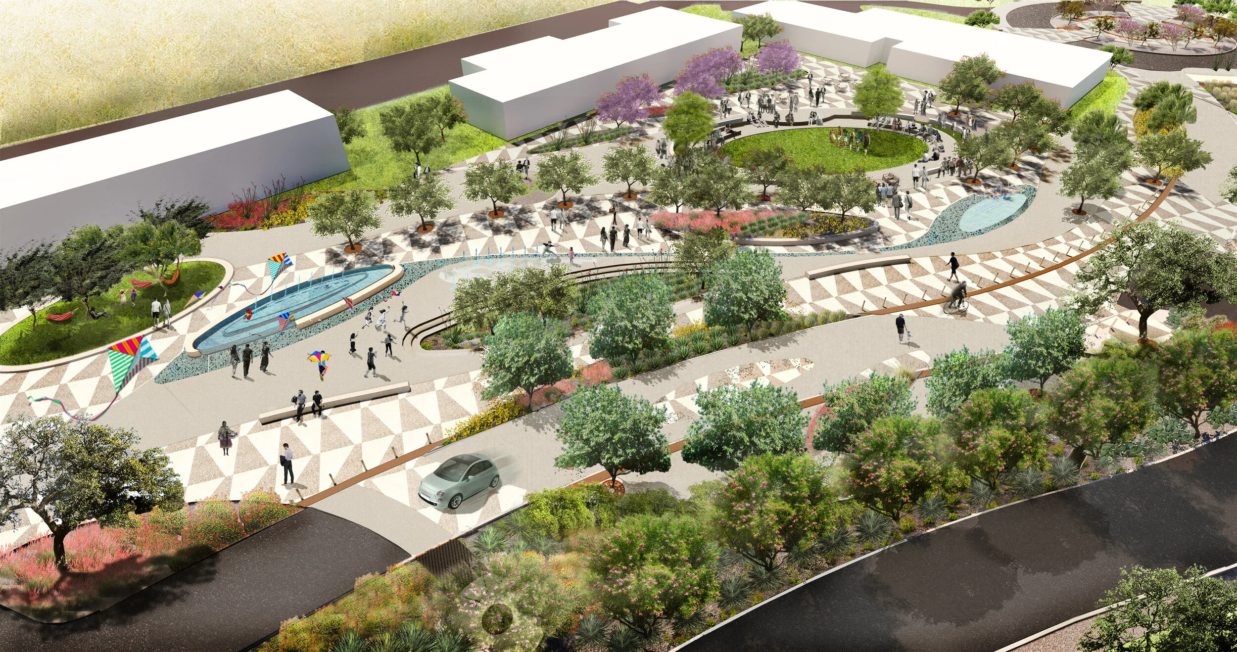  Ysleta Del Sur Pueblo Masterplan Concept (In collaboration with Colwell Shelor) 