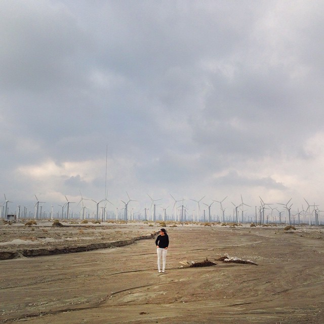 On Day 3, we drove out to the Integratron sound bath and stopped by the many windmills on the way. 