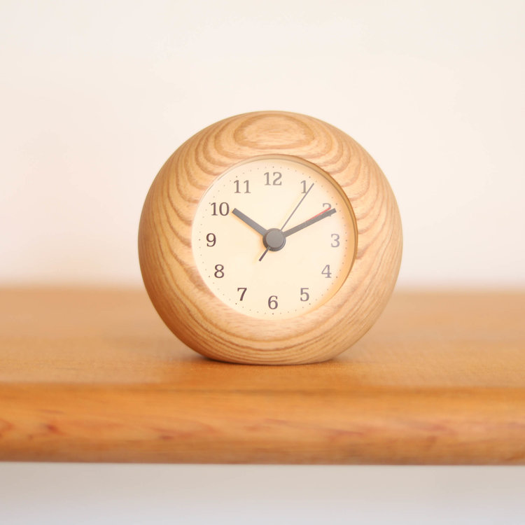Wooden alarm clock amazon
