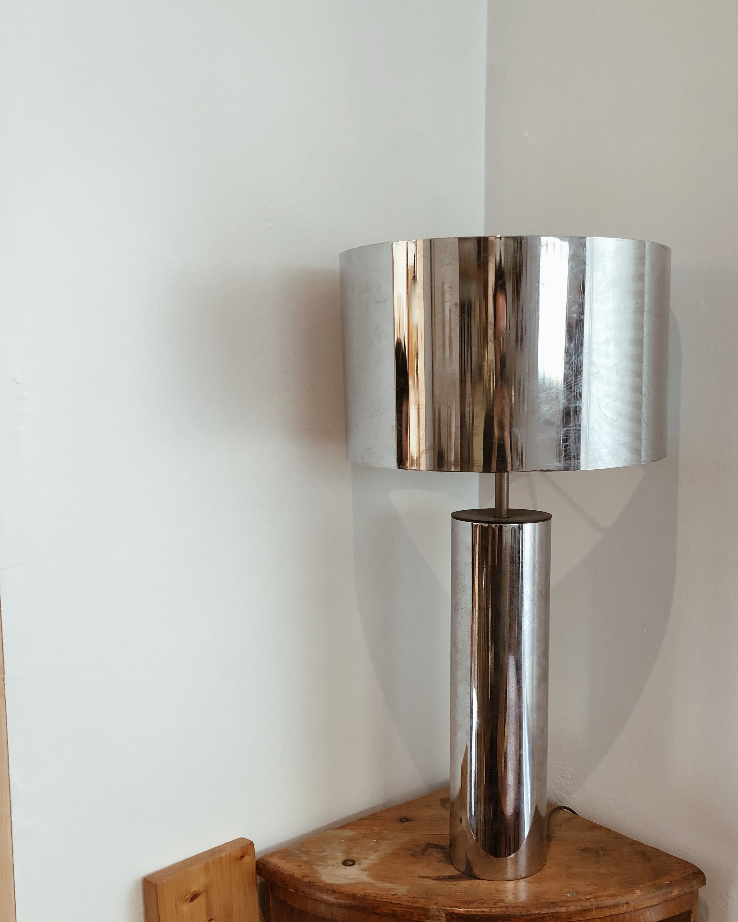 chrome table lamp