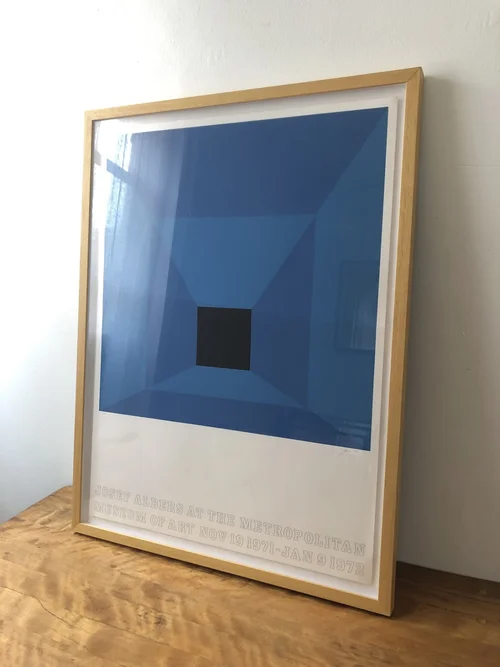 Josef Albers Exhibition Poster — counter-space
