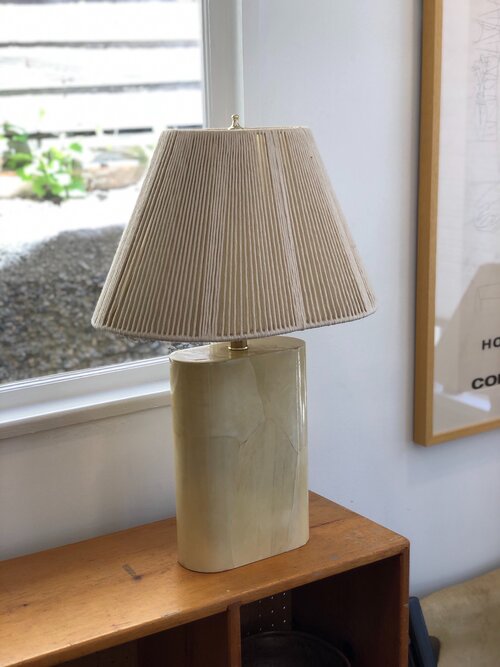Vintage Table Lamp Mother Of Pearl, Antique Mother Of Pearl Lamp Shade