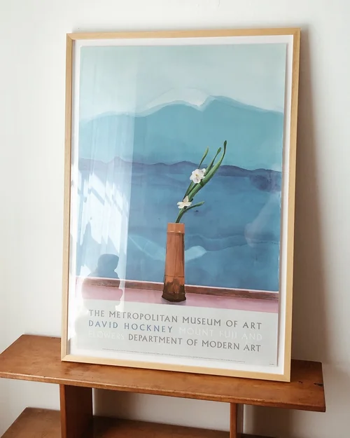 David Hockney MOMA Exhibition Print — counter-space