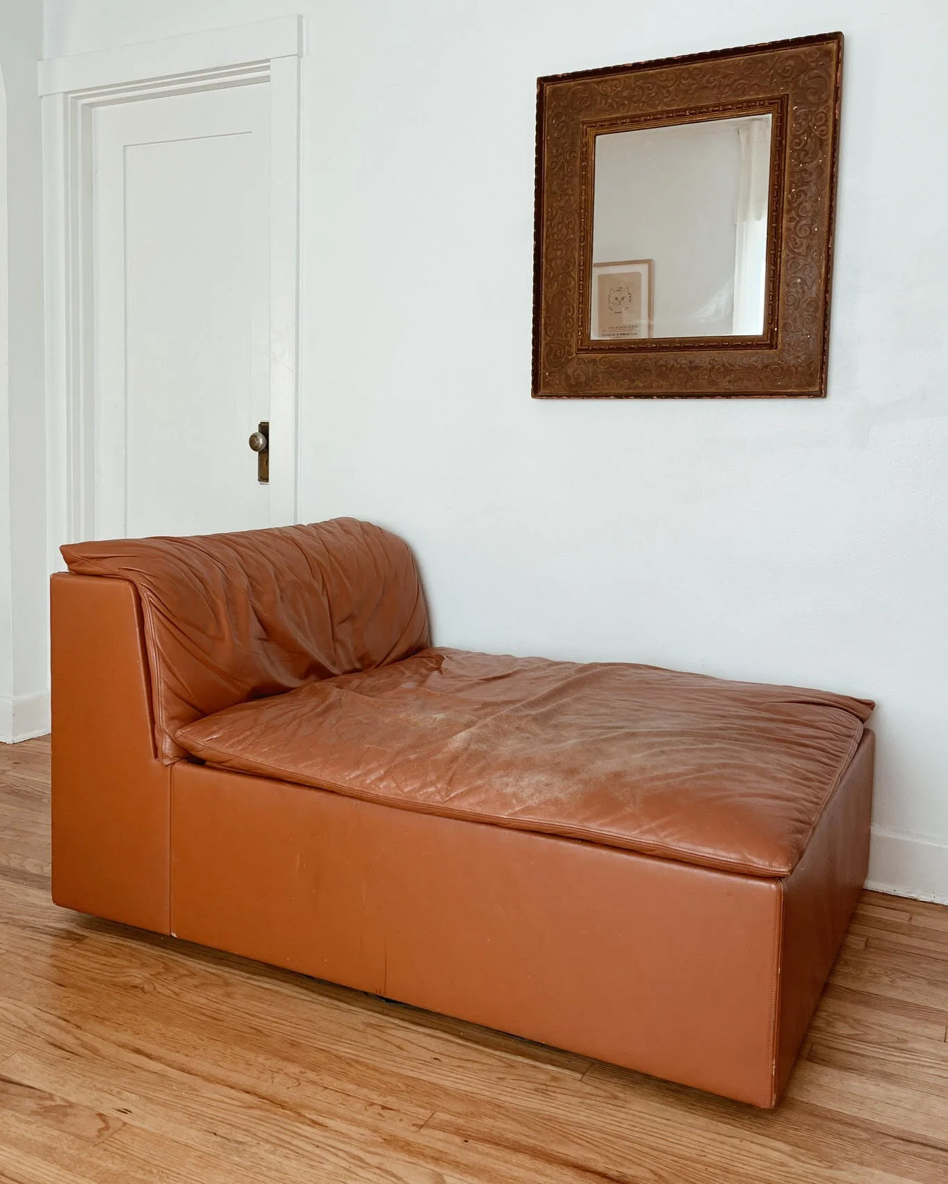 Italian Leather Chaise Lounge — counterspace