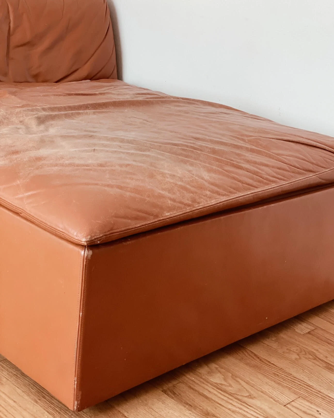 Italian Leather Chaise Lounge — counterspace