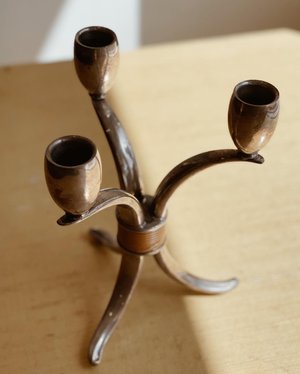 Candle Holder シルバー燭台ペア ヴィンテージ ビンテージ天使キャンドルホルダー エンジェル燭台ペア