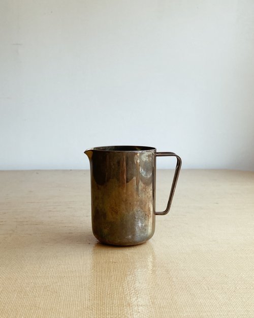 Small Metal Pitcher — counter-space