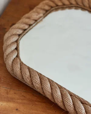 Woven Rope Mirror By Audoux Minet — counter-space
