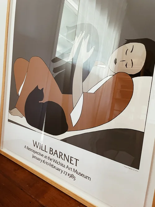 額装品/CAT 1983/ウィル バーネット/ポスター 額装済/CAT 1983（ウィル バーネット）/アートポスター 【公式通販】