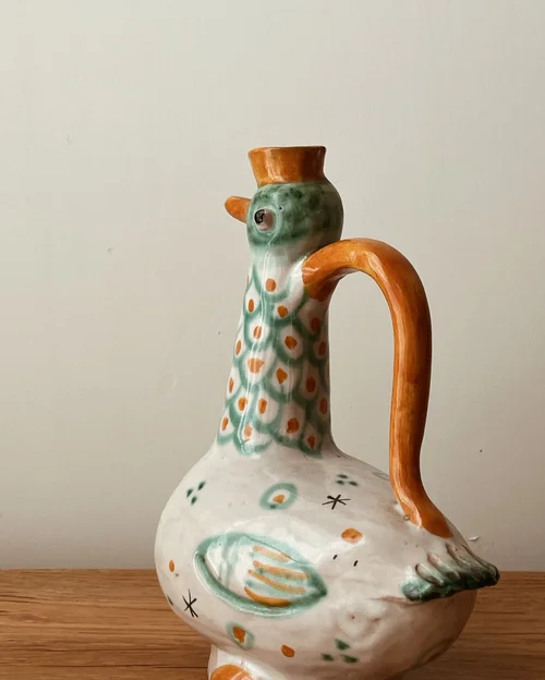 Italian Bird Vase — counter-space