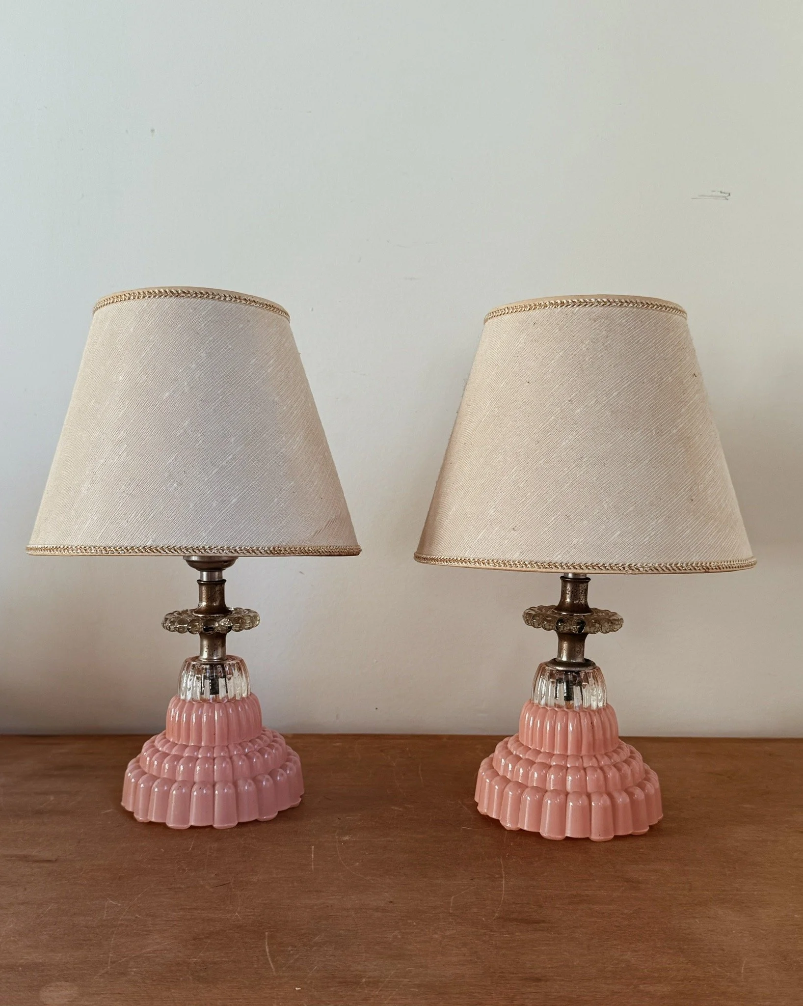 Pink Glass Lamps