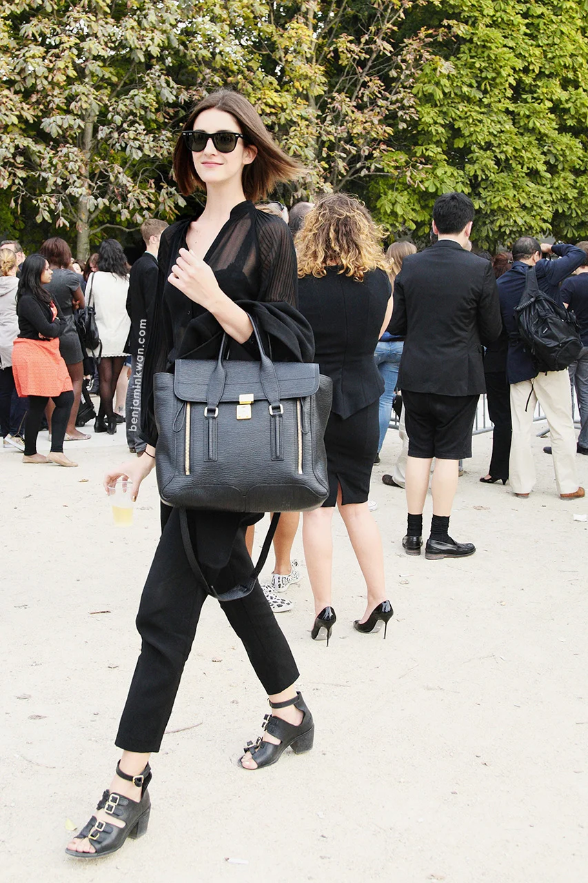Kate Goodling at Nina Ricci SS 2014 Paris Snapped by Benjamin Kwan